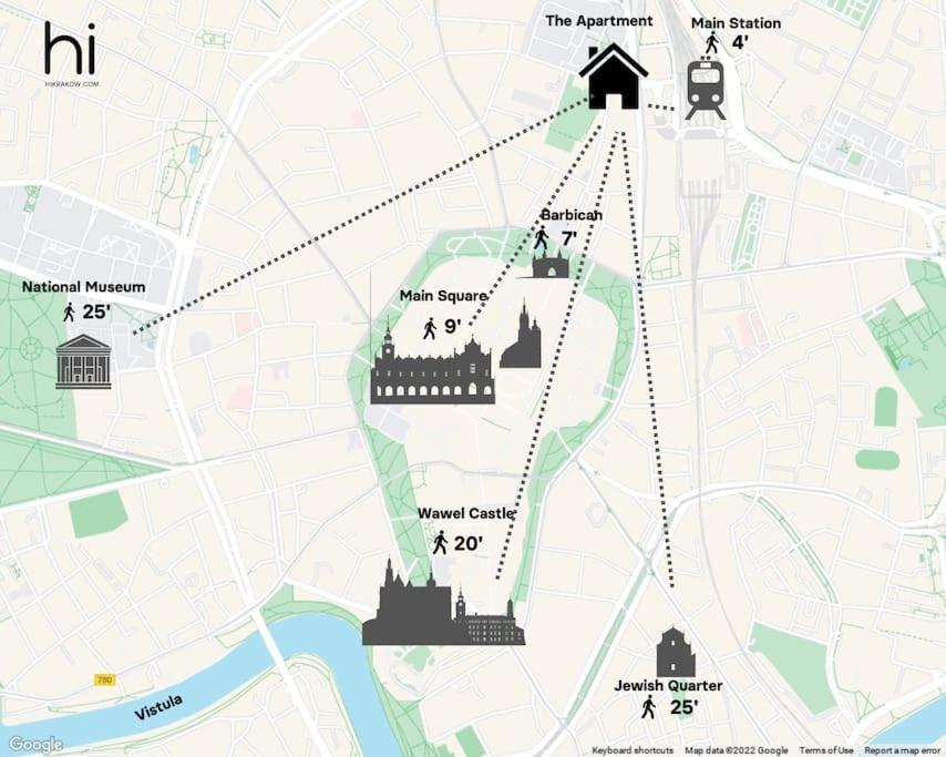 Wygodny Apartament Przy Dworcu Kraków Zewnętrze zdjęcie
